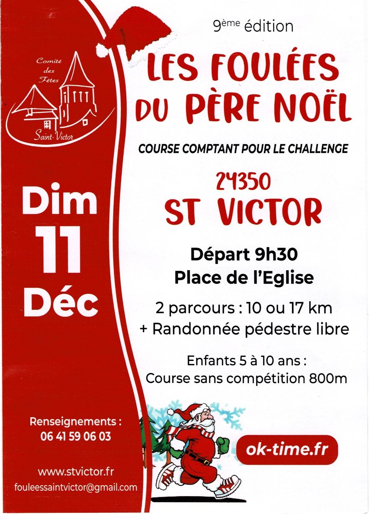 17km (Les foulées du Père Noël 2022) Christophe DEFFARGES Ok Time