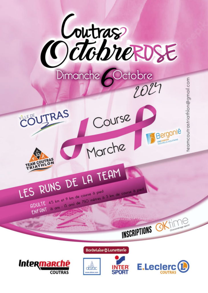 Run de la Team - Coutras - Octobre Rose